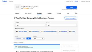 
                            11. Working at Fauji Fertilizer Company Limited: Employee ...
