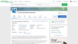
                            8. Working at First Citizens Federal Credit Union | Glassdoor