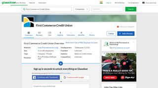 
                            9. Working at First Commerce Credit Union | Glassdoor.co.in