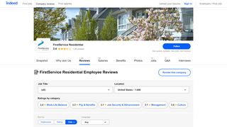 
                            9. Working at FirstService Residential: 768 Reviews | Indeed.com