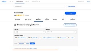 
                            10. Working at Flexsource: Employee Reviews | Indeed.com