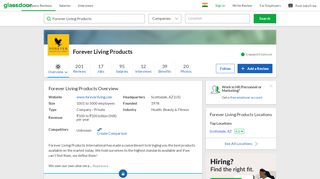 
                            9. Working at Forever Living | Glassdoor.co.in