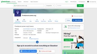 
                            9. Working at Freelancercareers.org | Glassdoor