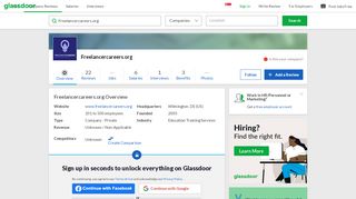 
                            10. Working at Freelancercareers.org | Glassdoor.sg