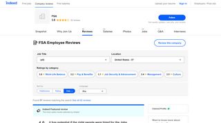 
                            10. Working at FSA in Fredonia, NY: Employee Reviews | Indeed.com