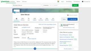 
                            10. Working at Globe Telecom | Glassdoor.co.in