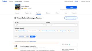 
                            10. Working at Green Options: Employee Reviews | Indeed.com