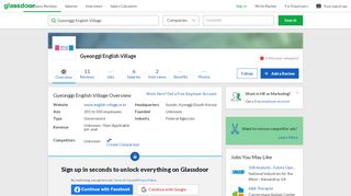 
                            6. Working at Gyeonggi English Village | Glassdoor