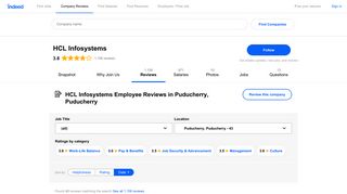 
                            10. Working at HCL Infosystems in Puducherry, Puducherry: Employee ...
