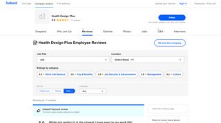 
                            7. Working at Health Design Plus: Employee Reviews | ...