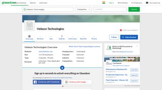 
                            7. Working at Hebeon Technologies | Glassdoor.co.in