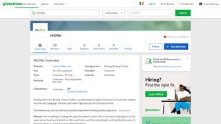 
                            10. Working at HiOffer | Glassdoor.ie