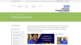 
                            3. Working at Homerton - Homerton University Hospital