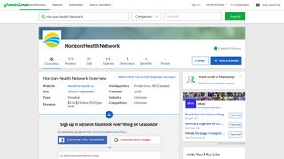 
                            7. Working at Horizon Health Network | Glassdoor