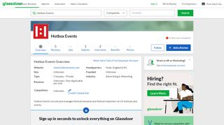 
                            11. Working at Hotbox Events | Glassdoor