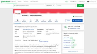 
                            12. Working at Hotwire Communications | Glassdoor