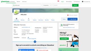 
                            13. Working at HRLocker | Glassdoor.sg