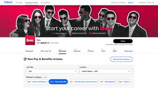 
                            6. Working at Ibex: 399 Reviews about Pay & Benefits | Indeed.com