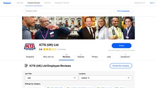 
                            3. Working at ICTS (UK) Ltd: Employee Reviews | Indeed.com