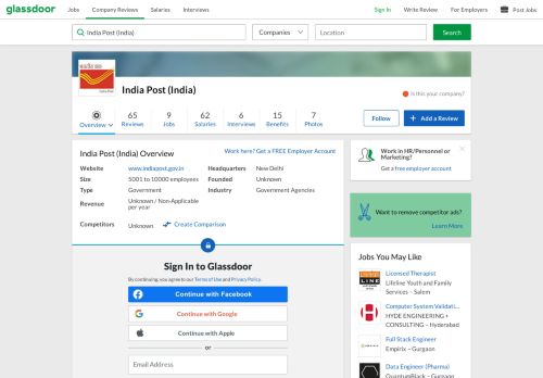 
                            13. Working at India Post (India) | Glassdoor.co.in