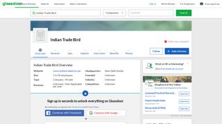 
                            9. Working at Indian Trade Bird | Glassdoor