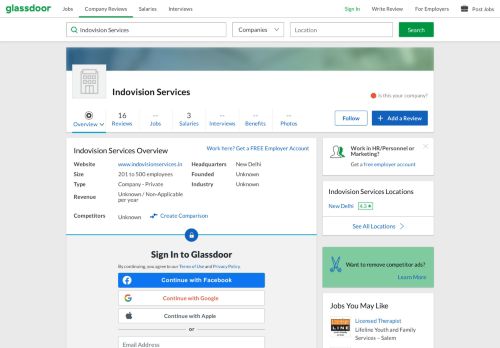 
                            9. Working at Indovision Services | Glassdoor.co.in