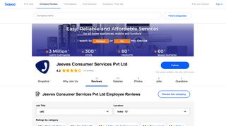 
                            11. Working at Jeeves Consumer Services Pvt Ltd: Employee Reviews ...