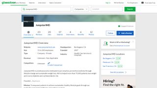 
                            10. Working at JumpstartMD | Glassdoor