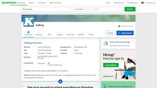 
                            13. Working at Kidblog | Glassdoor