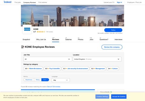 
                            11. Working at KONE: Employee Reviews | Indeed.co.uk