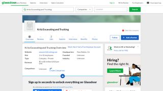 
                            13. Working at Kritz Excavating and Trucking | Glassdoor