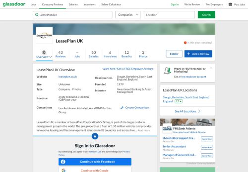 
                            5. Working at LeasePlan UK | Glassdoor.co.uk