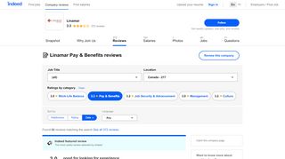 
                            4. Working at Linamar: Employee Reviews about Pay & Benefits | Indeed ...