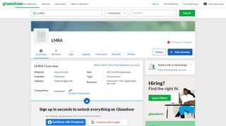 
                            9. Working at LMRA | Glassdoor