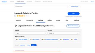 
                            4. Working at Logicash Solutions Pvt. Ltd: Employee Reviews | Indeed.co ...