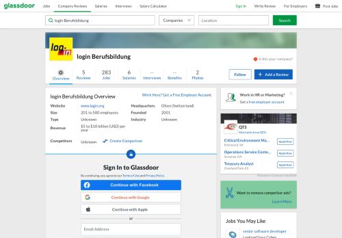 
                            5. Working at login Berufsbildung | Glassdoor