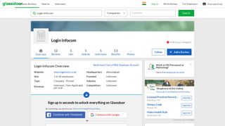 
                            4. Working at Login Infocom | Glassdoor.co.in