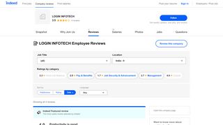 
                            6. Working at LOGIN INFOTECH: Employee Reviews | Indeed.co.in