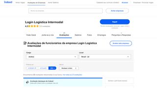 
                            11. Working at Login Logistica Intermodal: Employee Reviews | Indeed ...