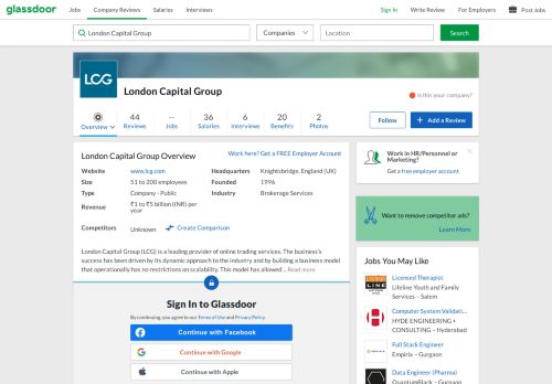 
                            10. Working at London Capital Group | Glassdoor.co.in