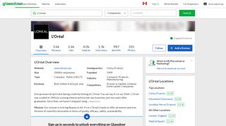 
                            11. Working at L'Oréal | Glassdoor.ca