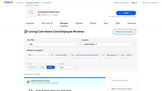 
                            9. Working at Loving Care Home Care: Employee Reviews | Indeed.com