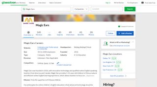 
                            3. Working at Magic Ears | Glassdoor