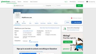 
                            10. Working at MathScore.com | Glassdoor