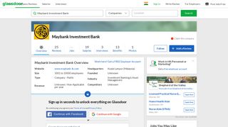 
                            8. Working at Maybank Investment Bank | Glassdoor.co.in