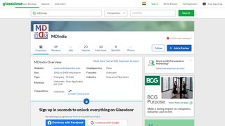 
                            13. Working at MDIndia | Glassdoor.co.in