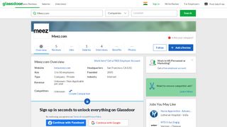 
                            7. Working at Meez.com | Glassdoor.co.in