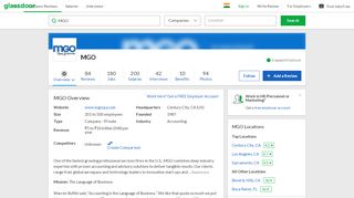 
                            9. Working at MGO | Glassdoor.co.in