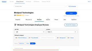 
                            10. Working at Mindpool Technologies: Employee Reviews | Indeed.co.in