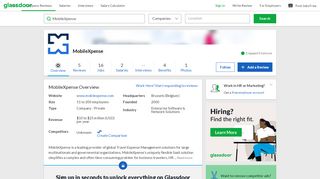 
                            13. Working at MobileXpense | Glassdoor